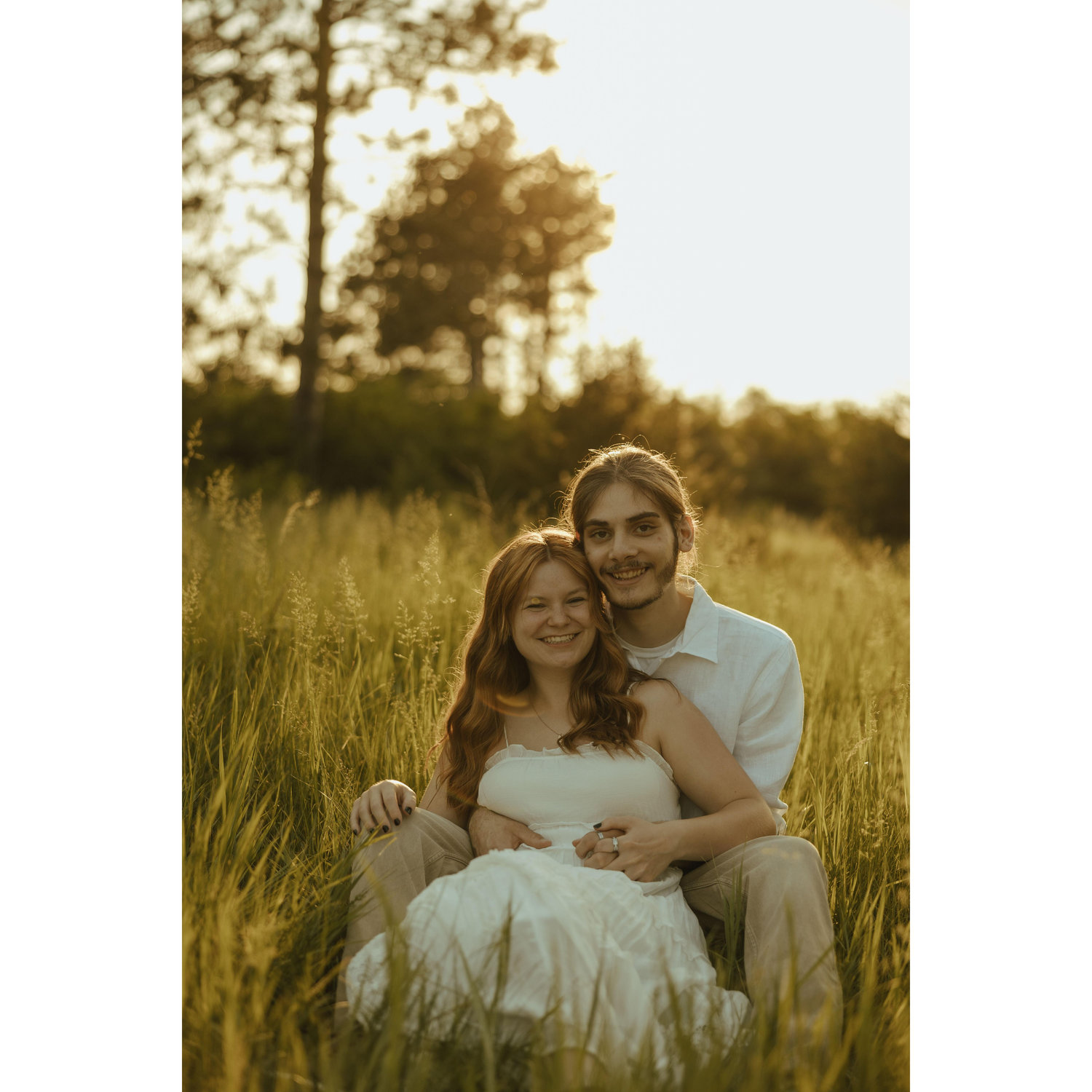 Our first professional photos we had done after 5 years of dating - shout out to Iviee for being our photographer through every moment