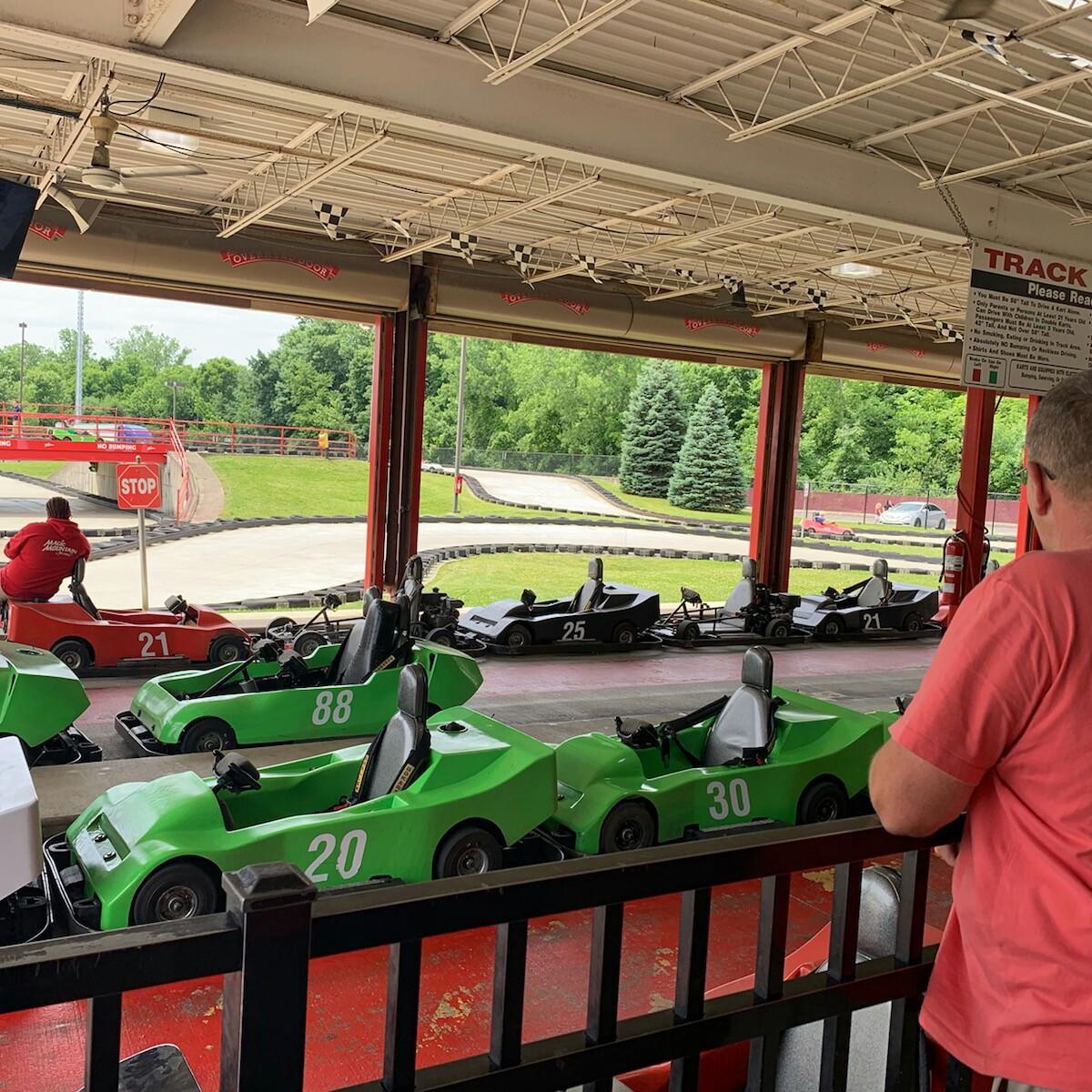 Father's day go cart riding