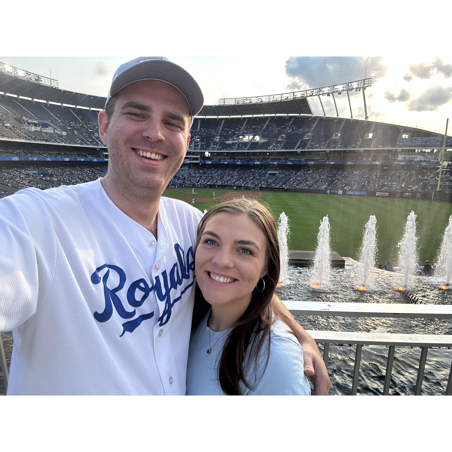 Our first Royals game together