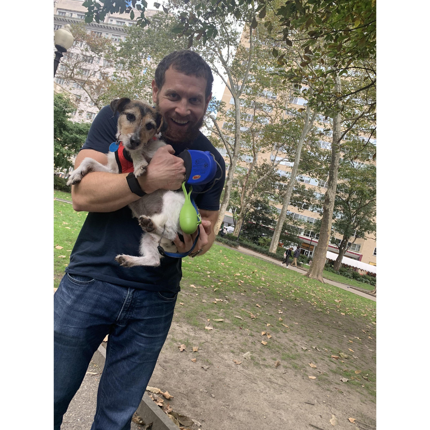 Billy, just now. “I’m not sure you should be in charge of the website - it will only be pictures of me and penny.” The day we moved to Philadelphia! October 2020.