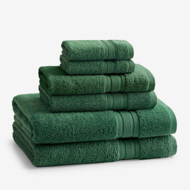 Company Cotton™ Turkish Cotton Bath Towel Set - Bottle Green
