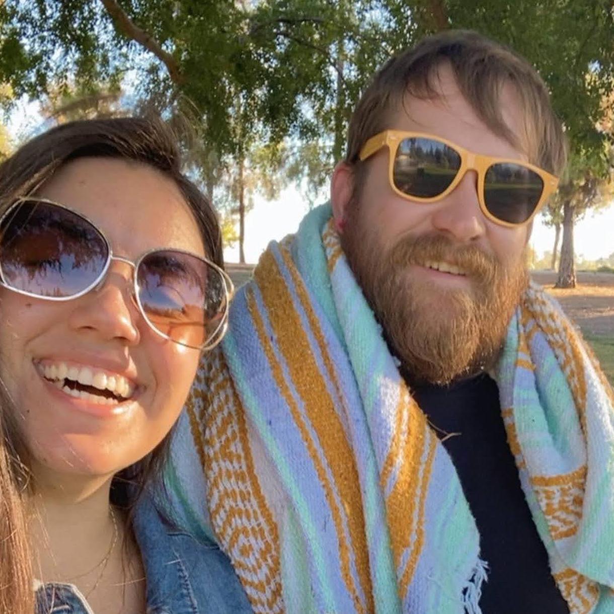 It's cut off in the photo, but we were excited to begin our first book on marriage: "The Meaning of Marriage" by Timothy Keller