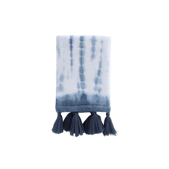 Wild Sage™ Sienna Tie Dye Stripe Hand Towel in Blue