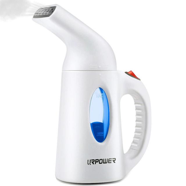 URPOWER Steamer for Clothes Steamer, 130ml Portable Handheld Garment Fabric Steamer Fast Heat-up Powerful Clothes Steamer with High Capacity for Home and Travel - Not for Abroad