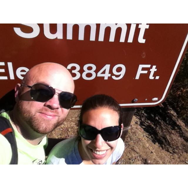 At the top of Mount Diablo!
