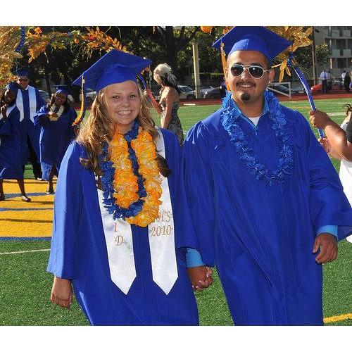 In 2010, the two walked together for their high school graduation and now they are counting down the days until they get to walk down another special aisle!