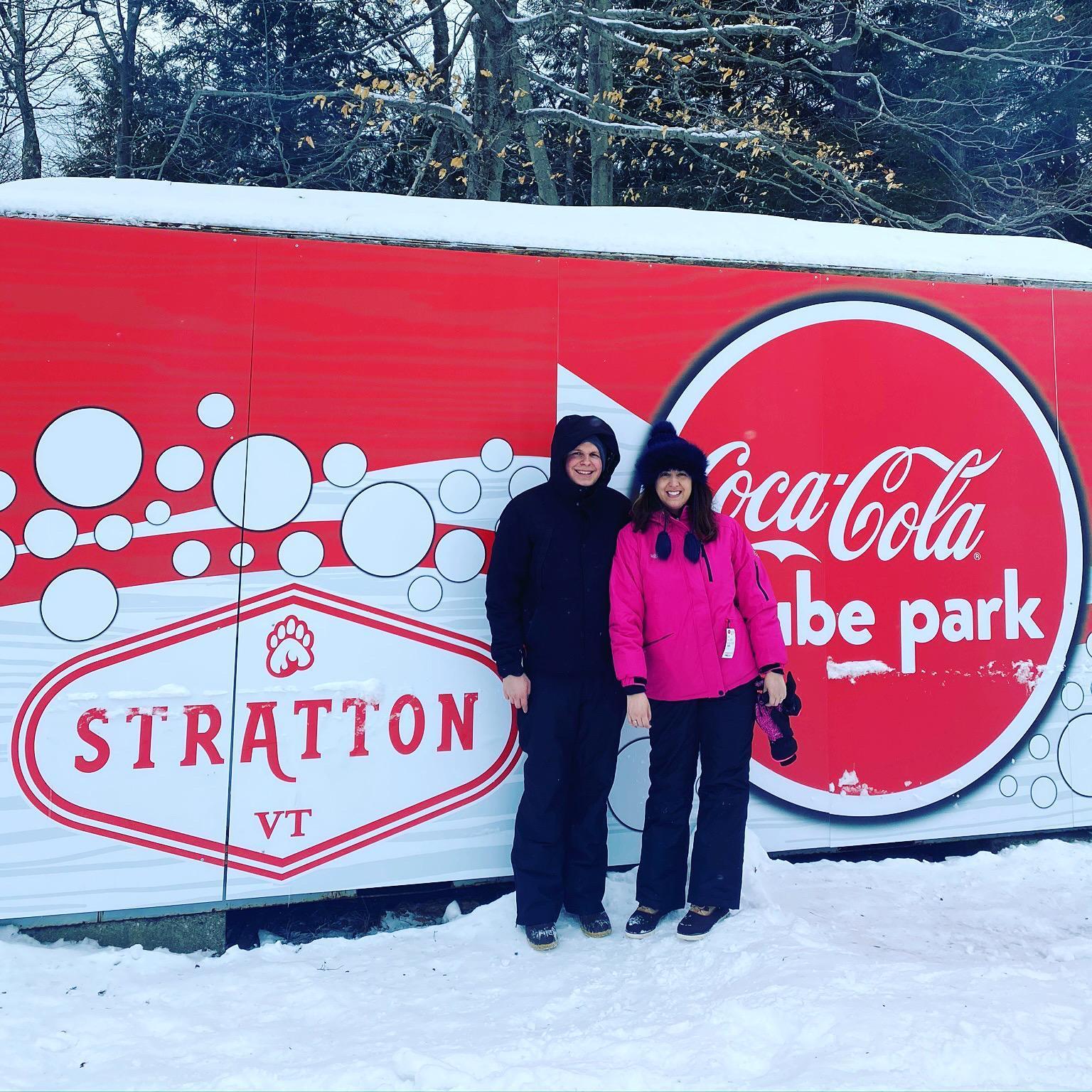 Tyler's first trip to Vermont! Snow tubing was AMAZING