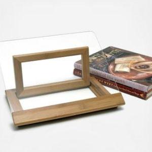 Bamboo Wood Cookbook Holder