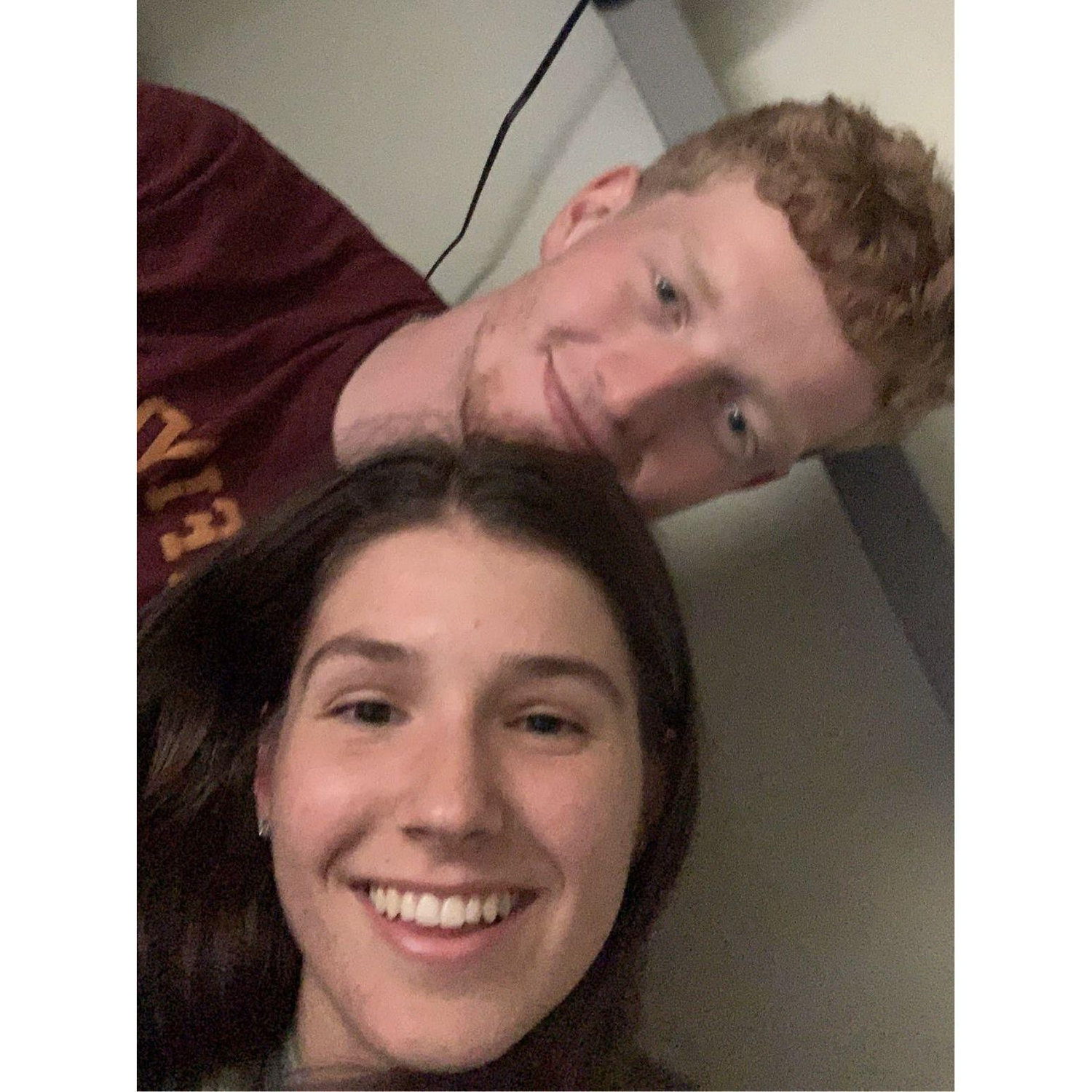 Our first picture together.