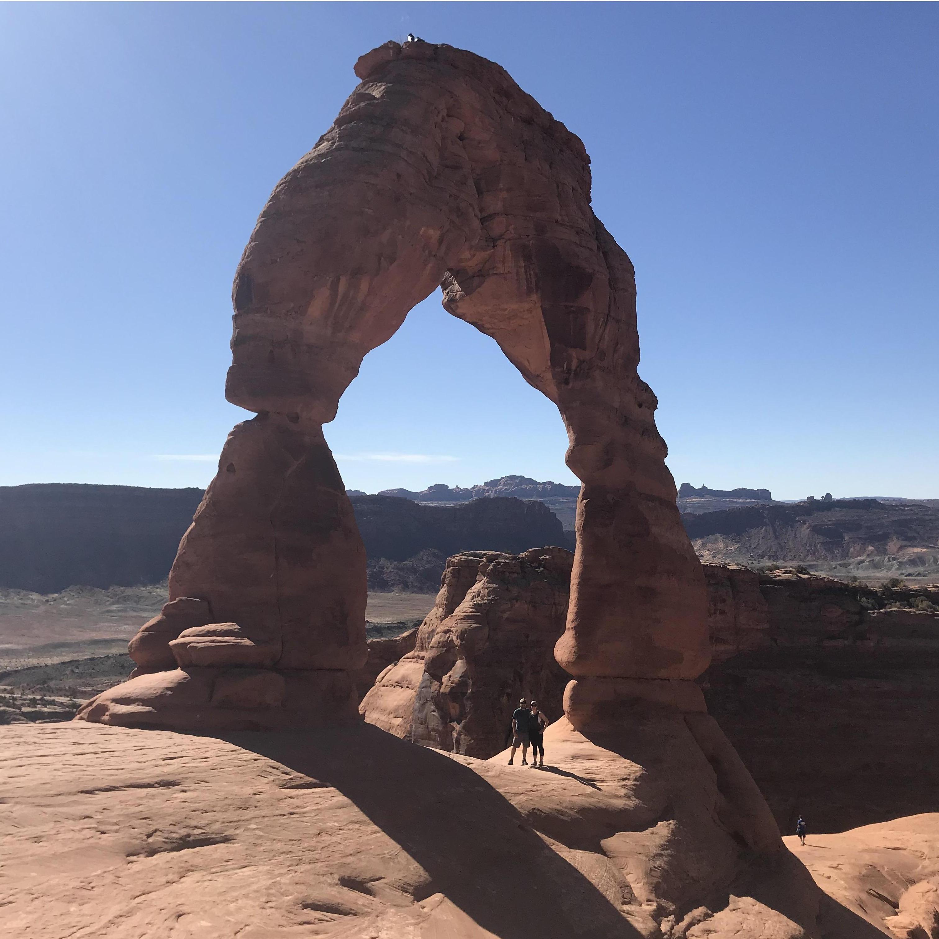 Can you see us?! Arches National Park, UT