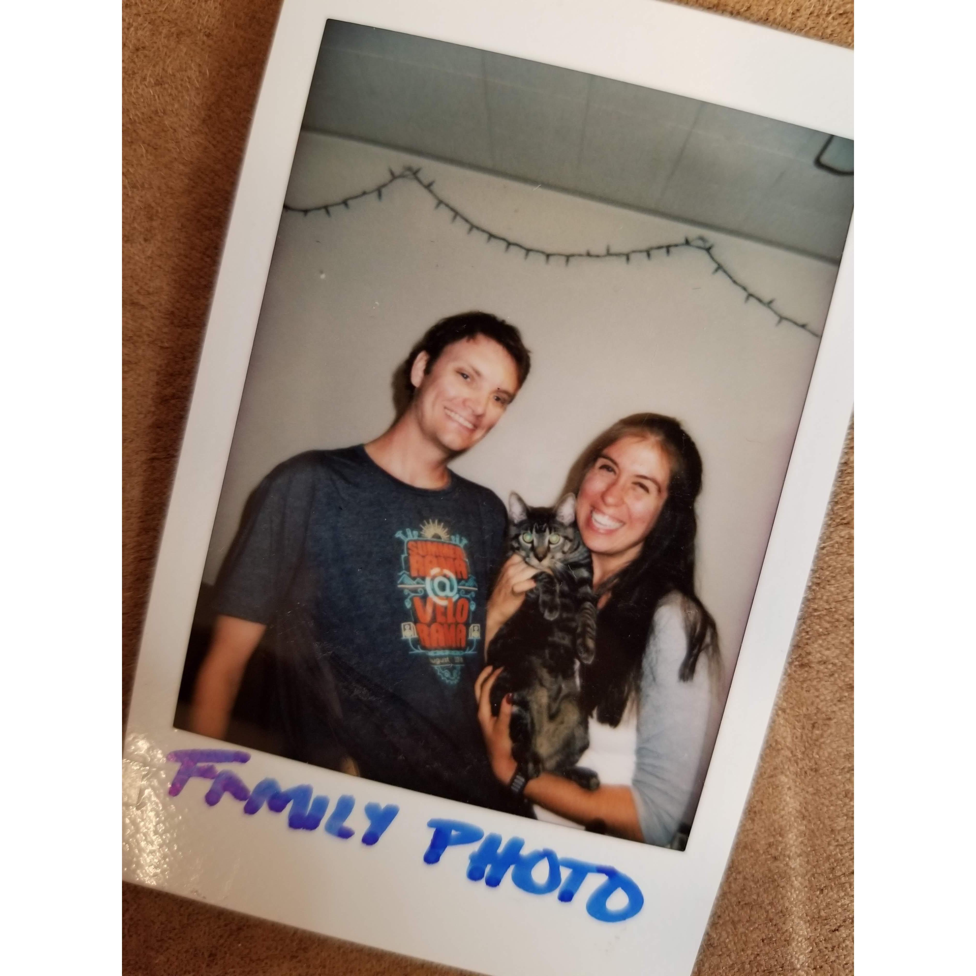 We officially adopted our little terror in April 2020. 😺