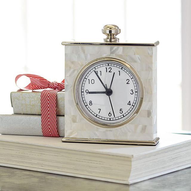 Mother Of Pearl Clock