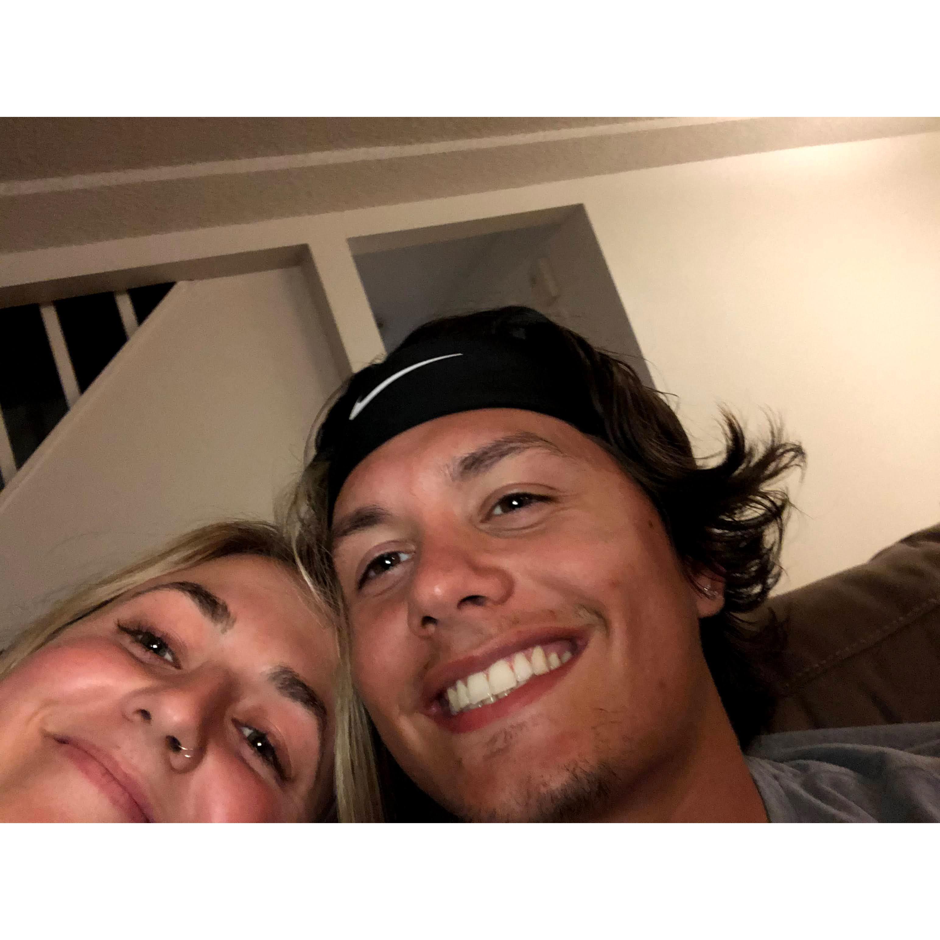 Kaiden’s “I want to look like John-B” stage - September 2021