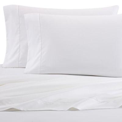 Wamsutta® 525-Thread-Count PimaCott® Wrinkle Resistant California King Fitted Sheet in White