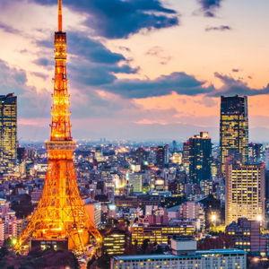 Hotel night in Tokyo