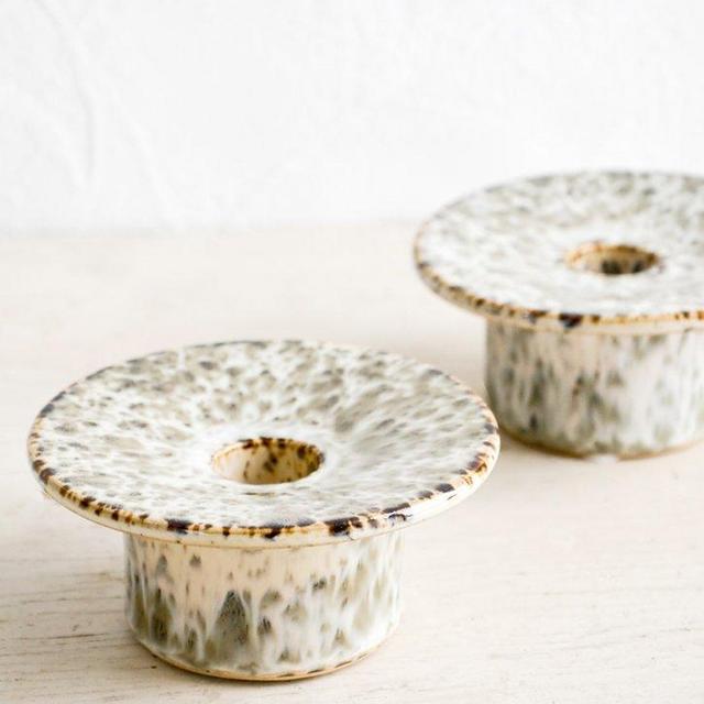 Mossy Speckle Taper Holder