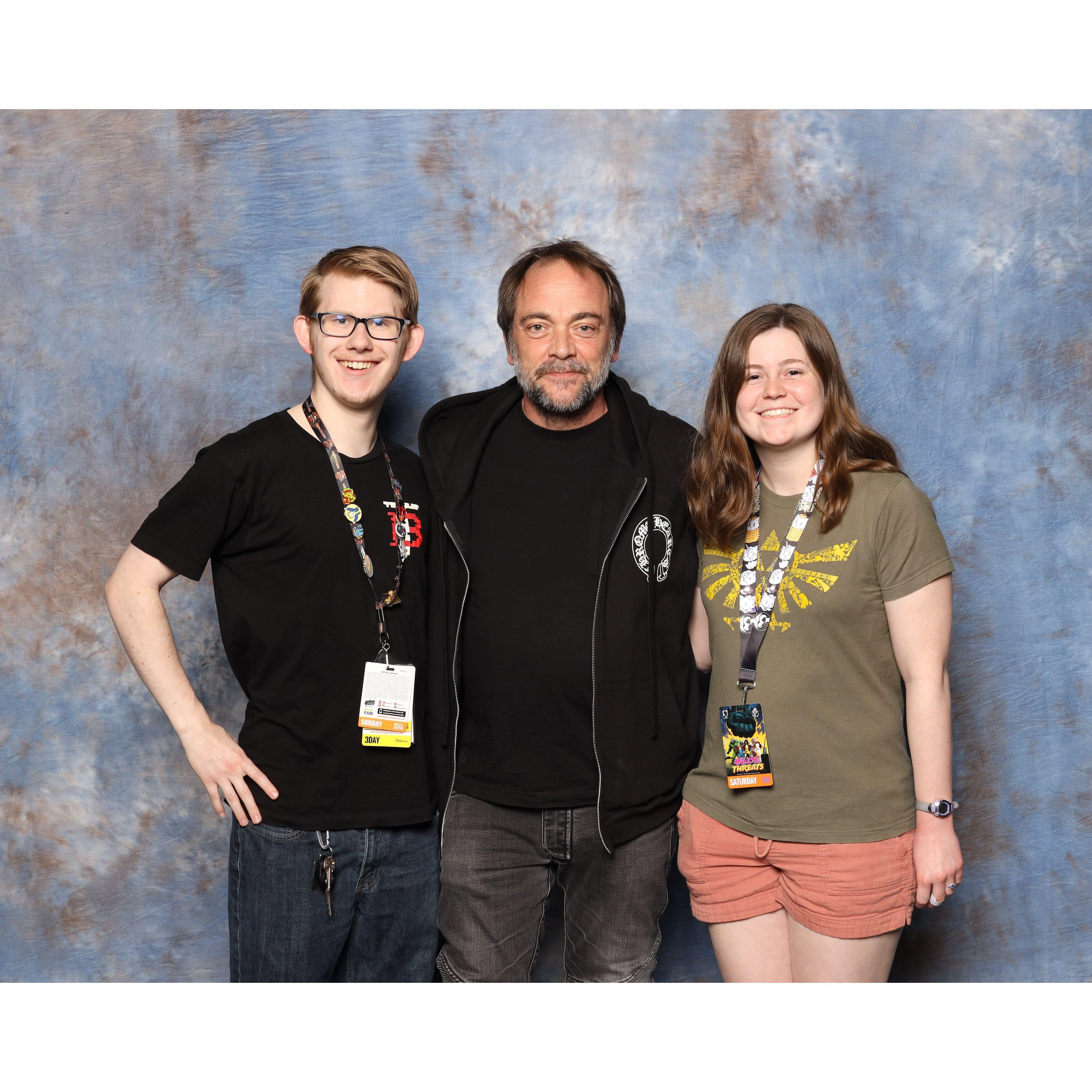 Picture with Mark Sheppard at Rose City Comic Con 2023