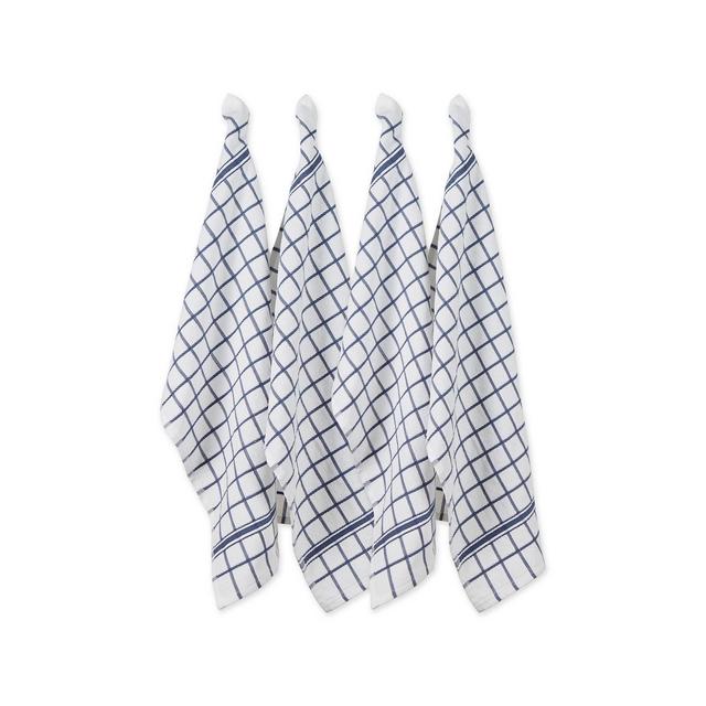 Design Import Windowpane Terry Dishtowel, Set of 4