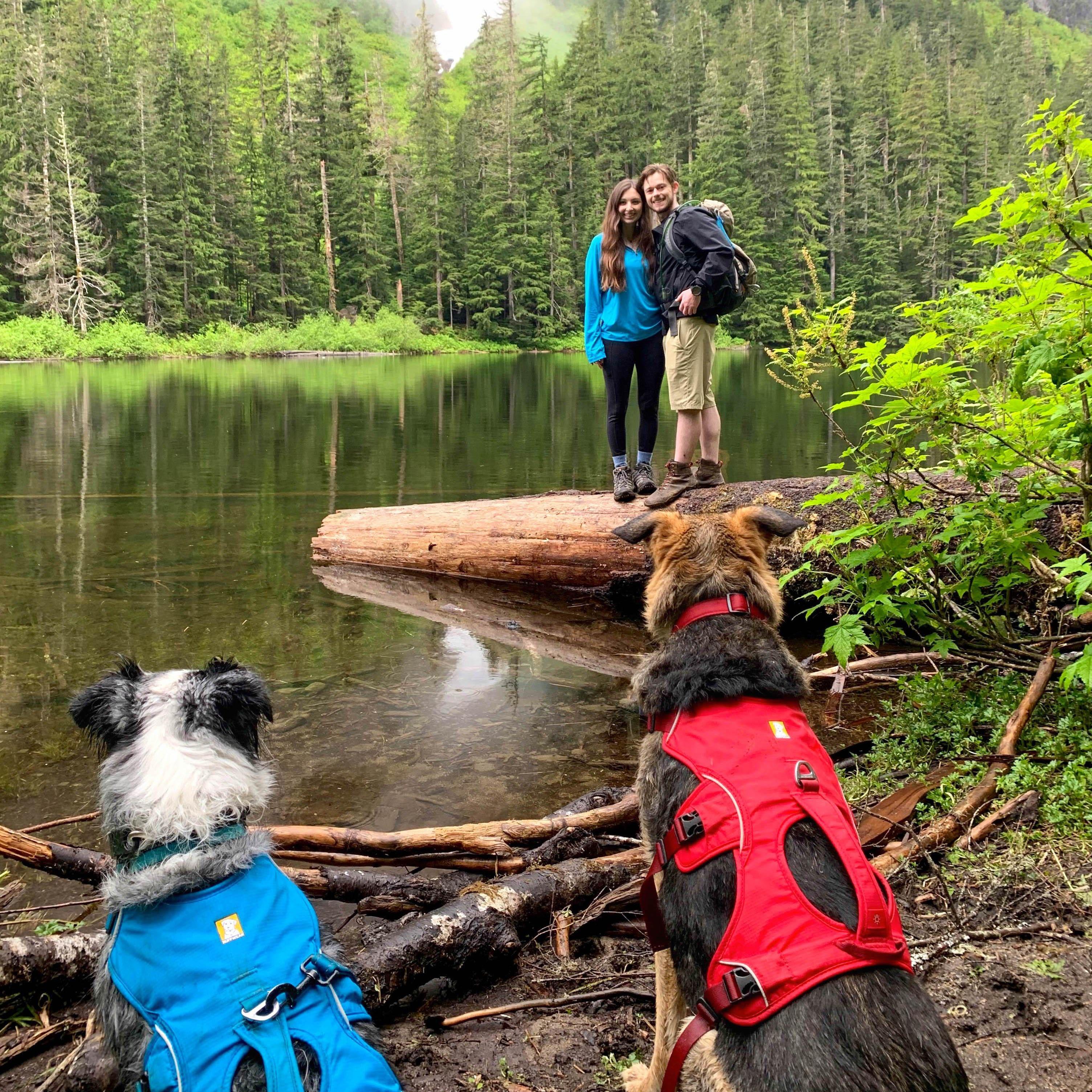 On a hike to Barclay Lake in Washington State