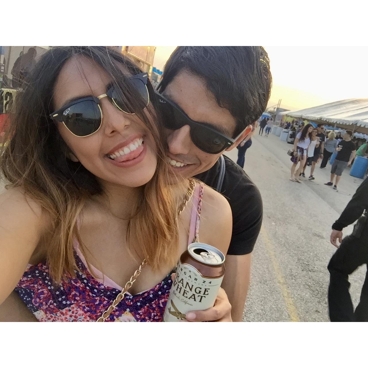 One of our first dates :)