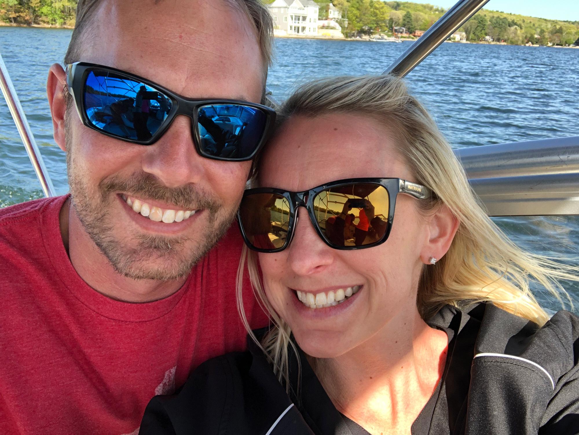 First time out on our boat