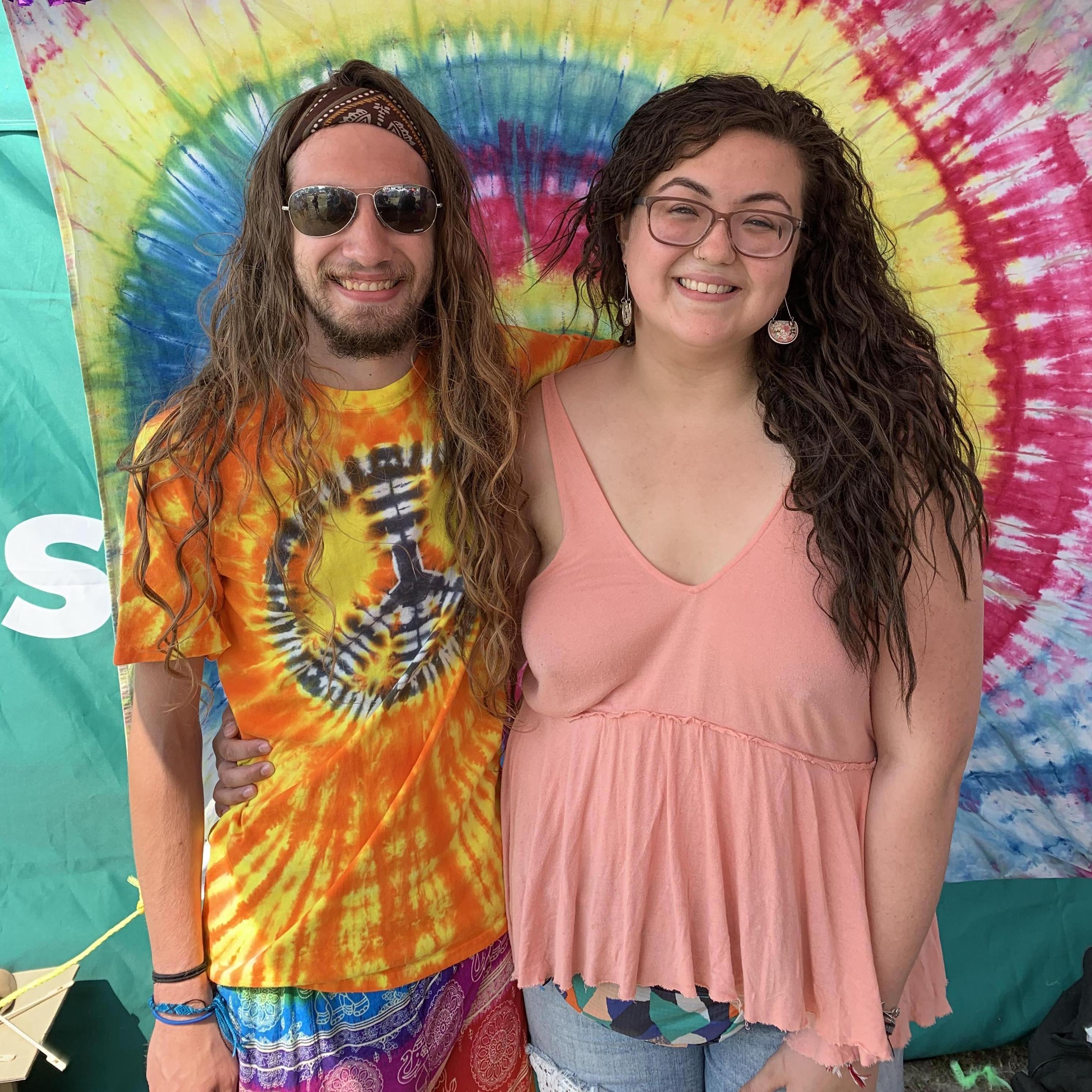 We found a tie dye photo booth and couldn’t resist.