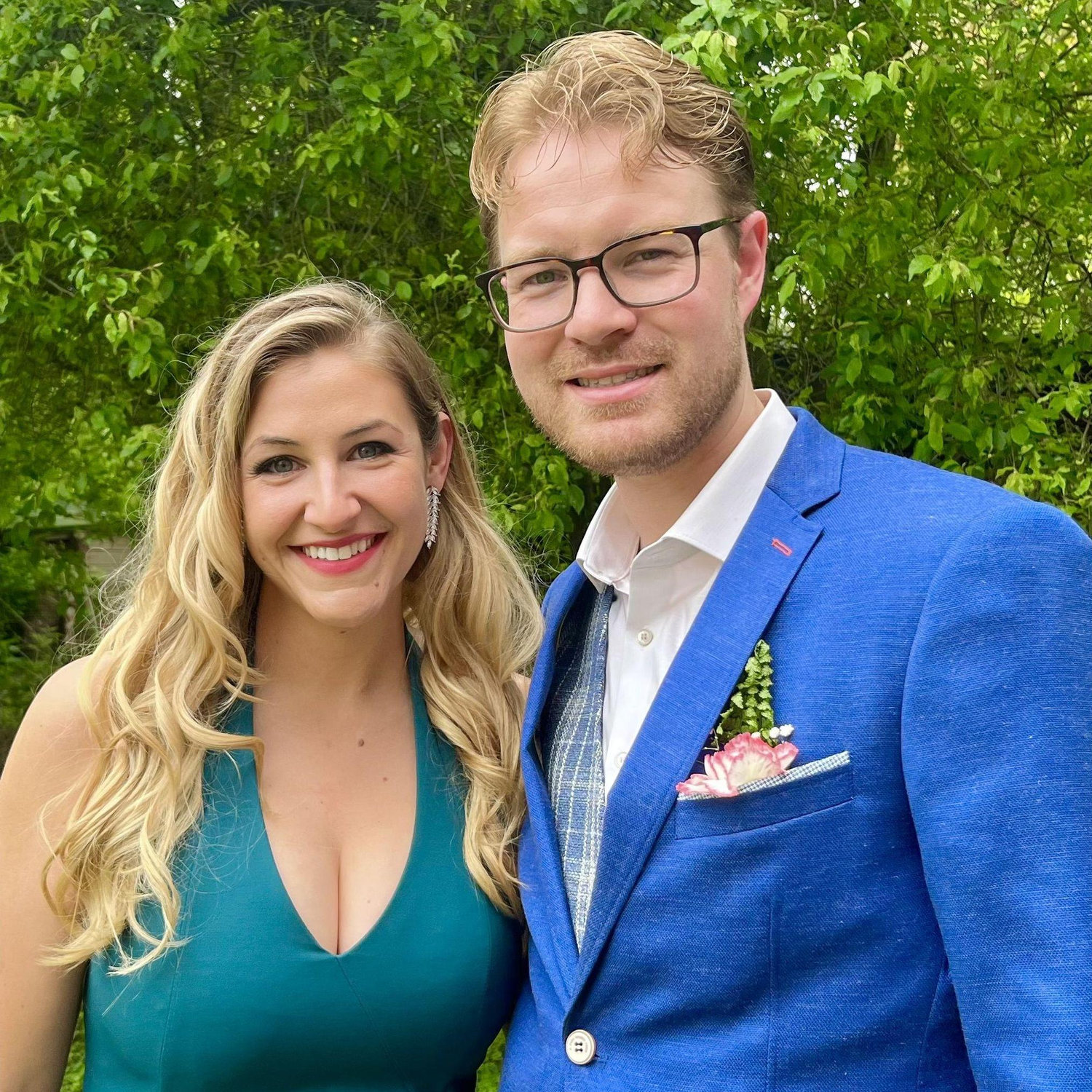 At Marieke and Sietse's wedding