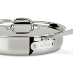 ALL-CLAD Stainless 3-Qt Covered Saute Pan