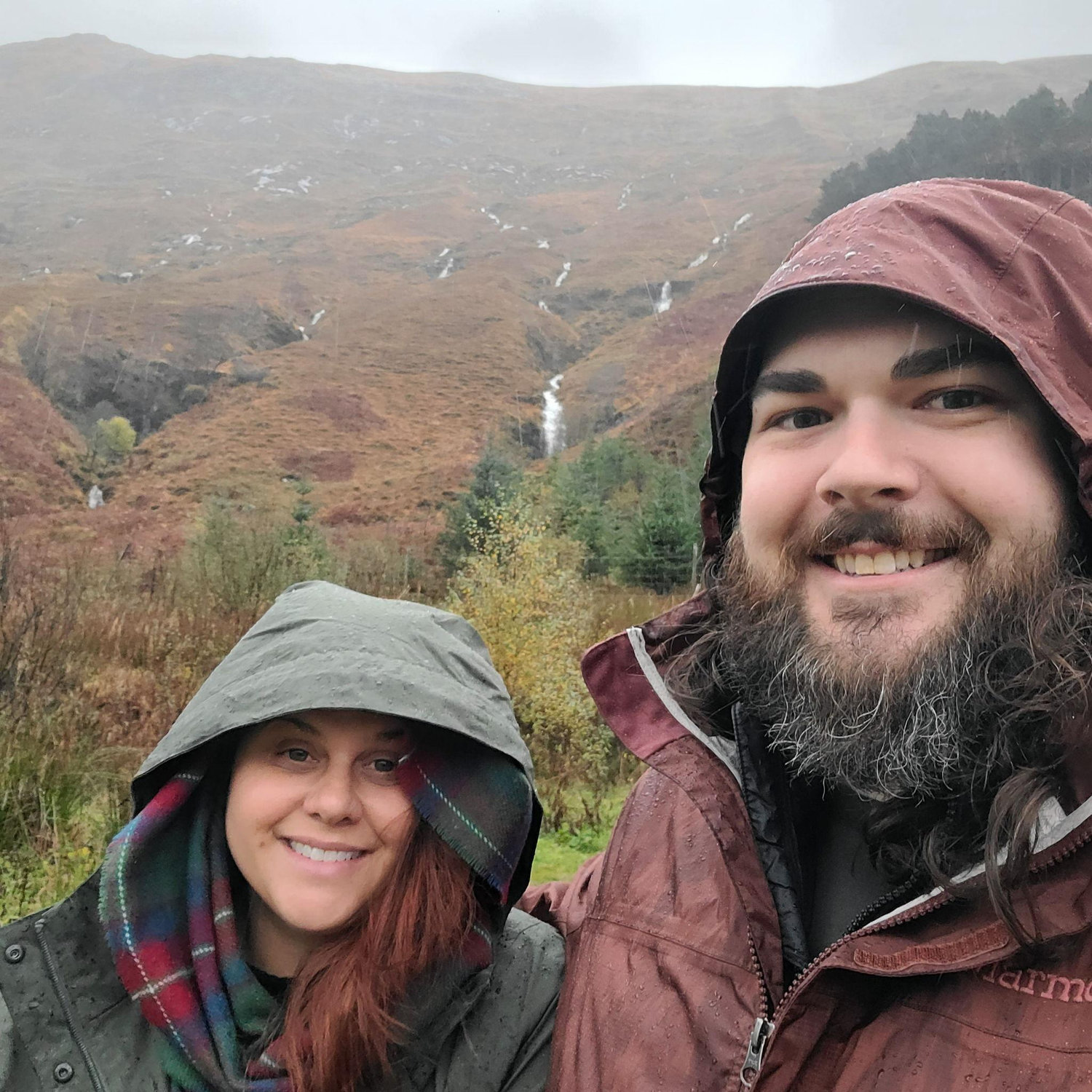 In case you were wondering-yes it rained every day in Scotland