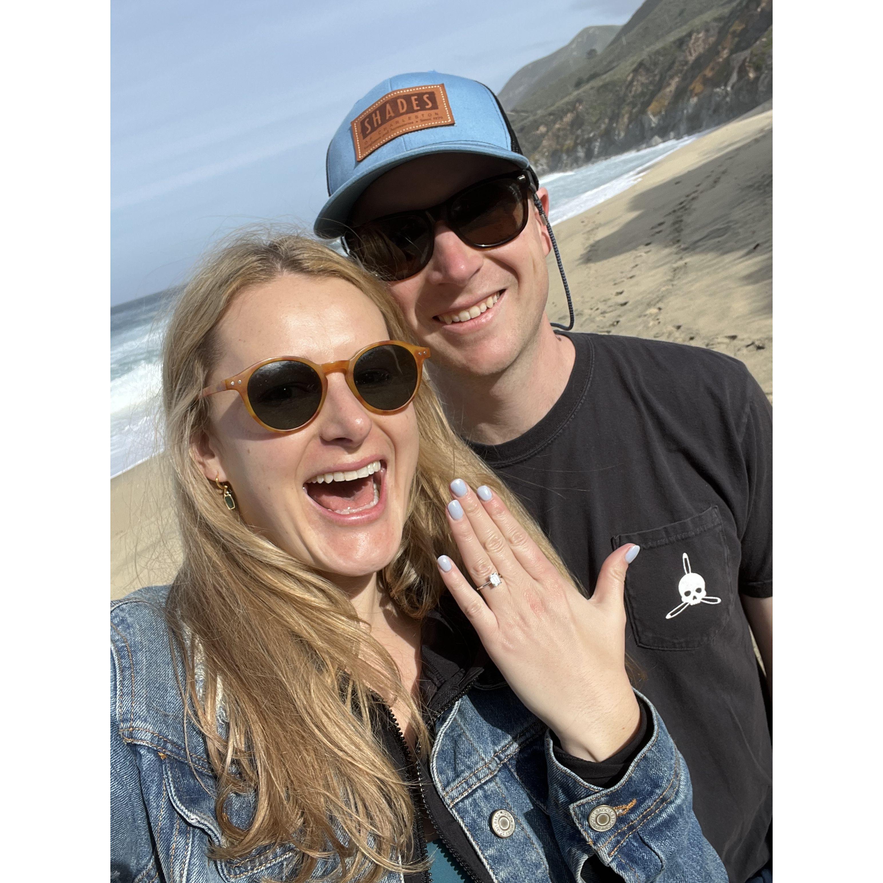 Our Engagement in Big Sur, California!
