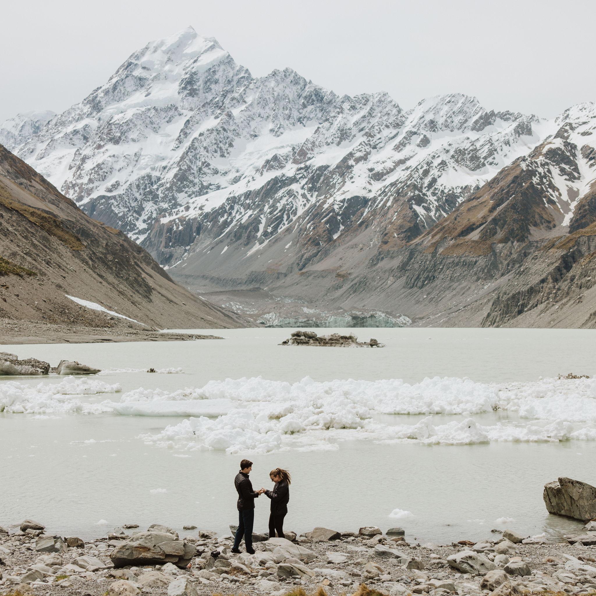 Engagement in Mount Cook, New Zealand - 10.24.2024