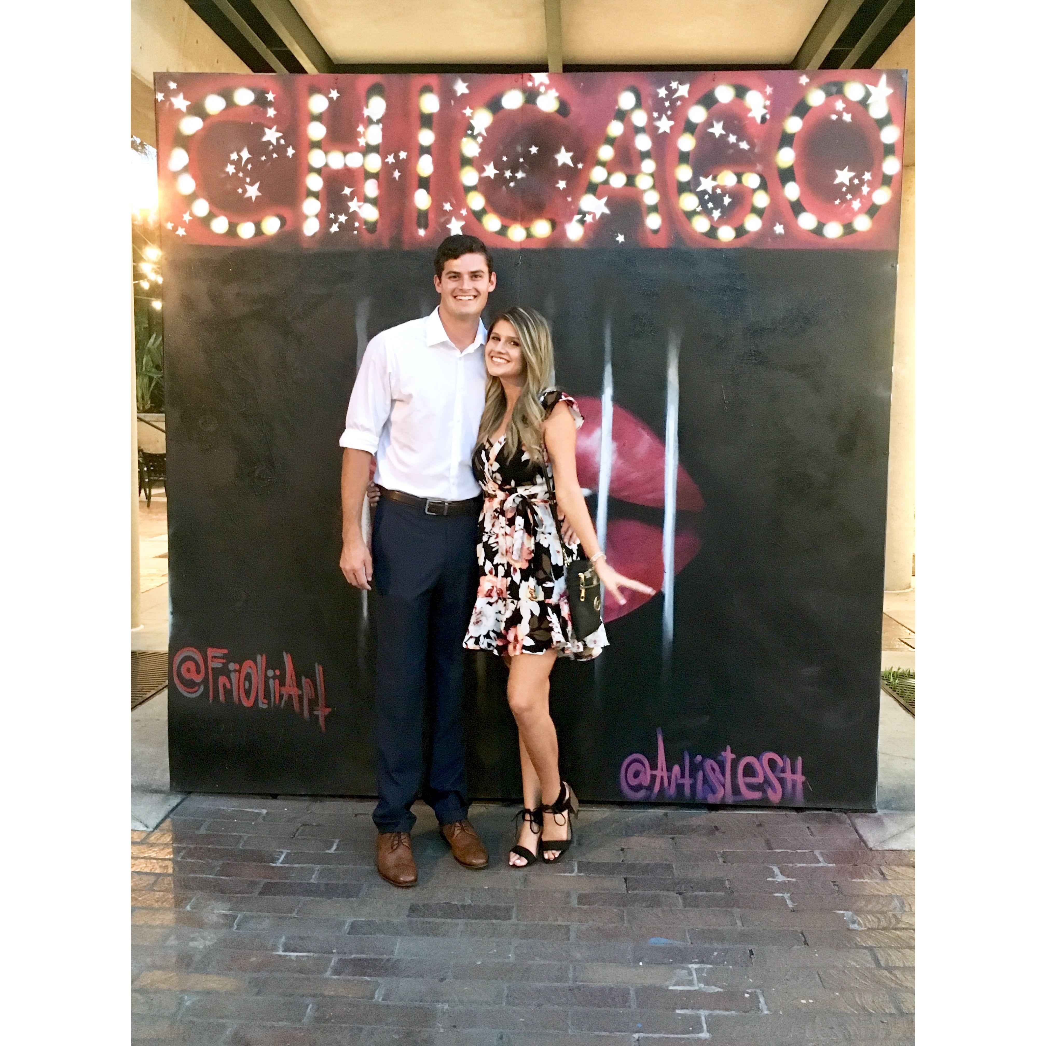 Our first broadway show! @Tampa - Fall 2018