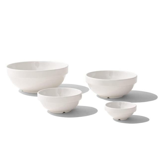 Made In Cookware - Mise en Place Bowls - 4 Sizes - Set of 4 (White) - Porcelain England