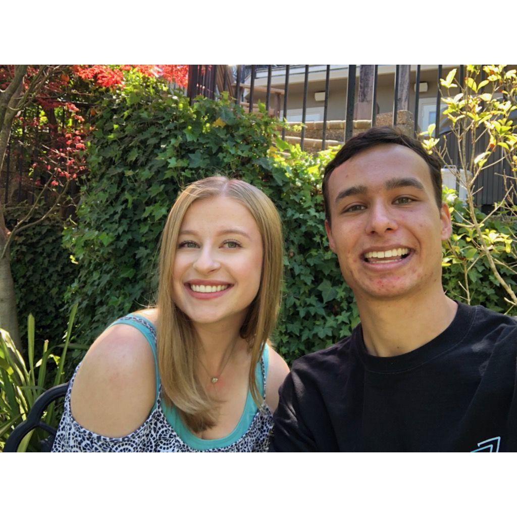 Our first picture together! This was the day Lee asked Anna out.