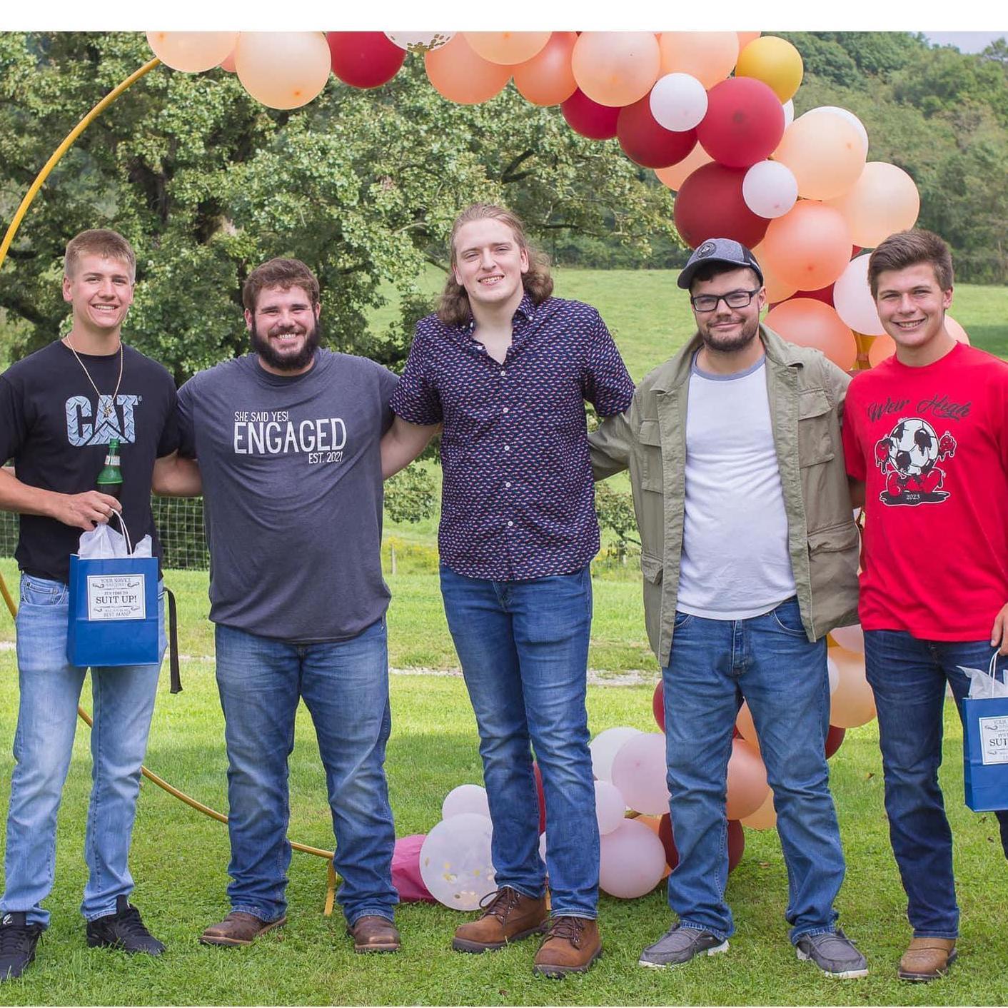 Justin and the Groomsmen