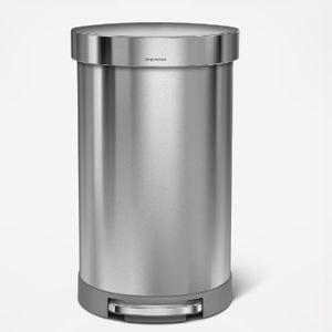 Simplehumans - Stainless Steel Can / Bote de basura de acero inoxidable