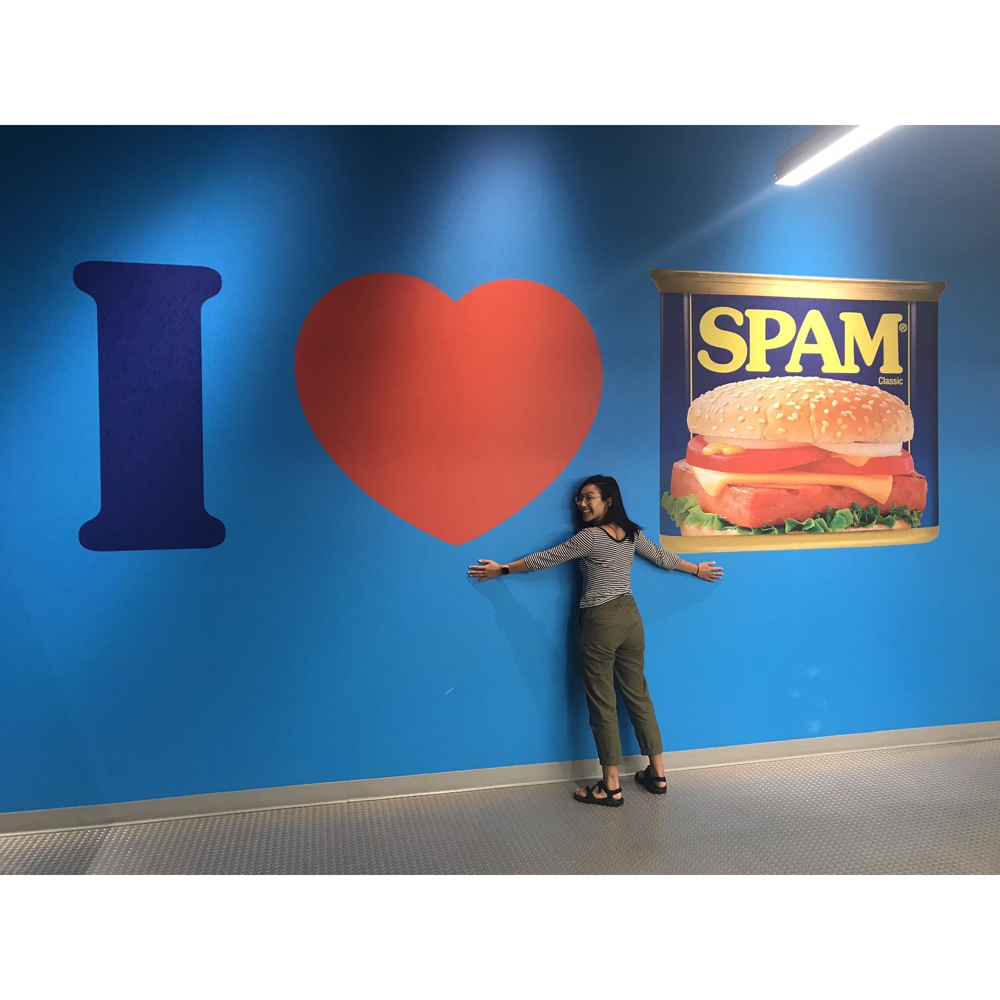 Val <3 SPAM at the Minnesota SPAM Museum