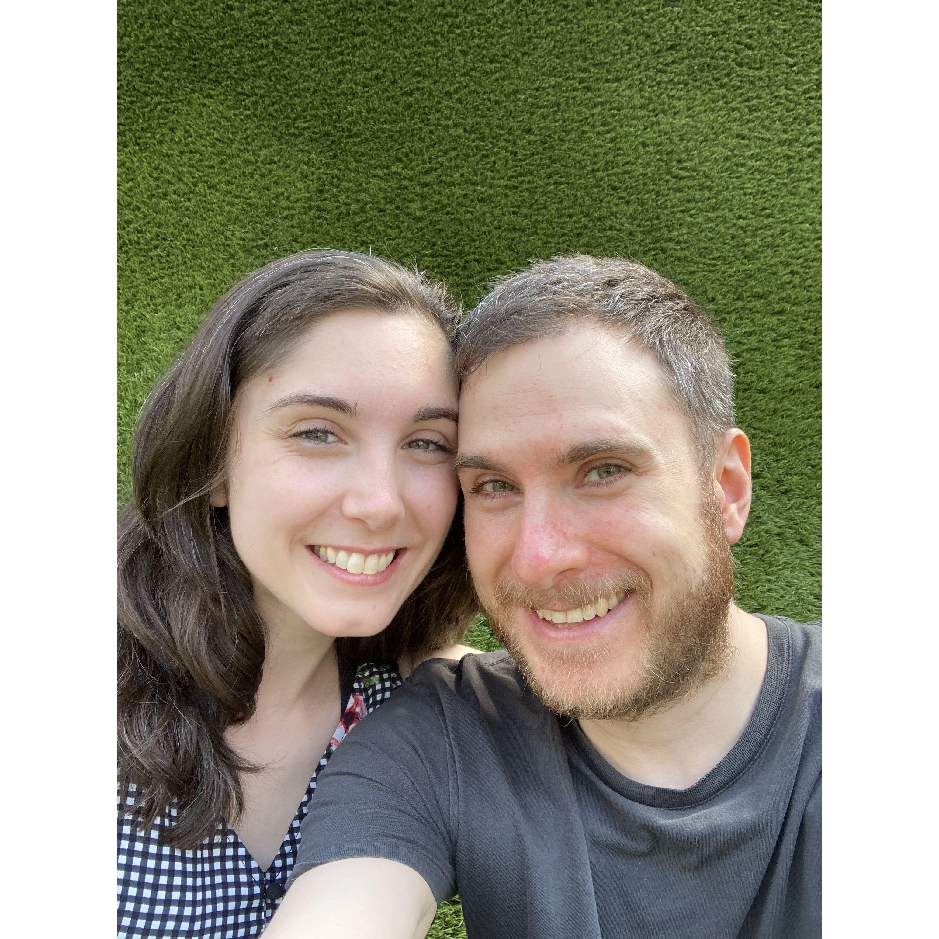 On the stunning green built for Lincoln Center's "Restart Stages" 2021