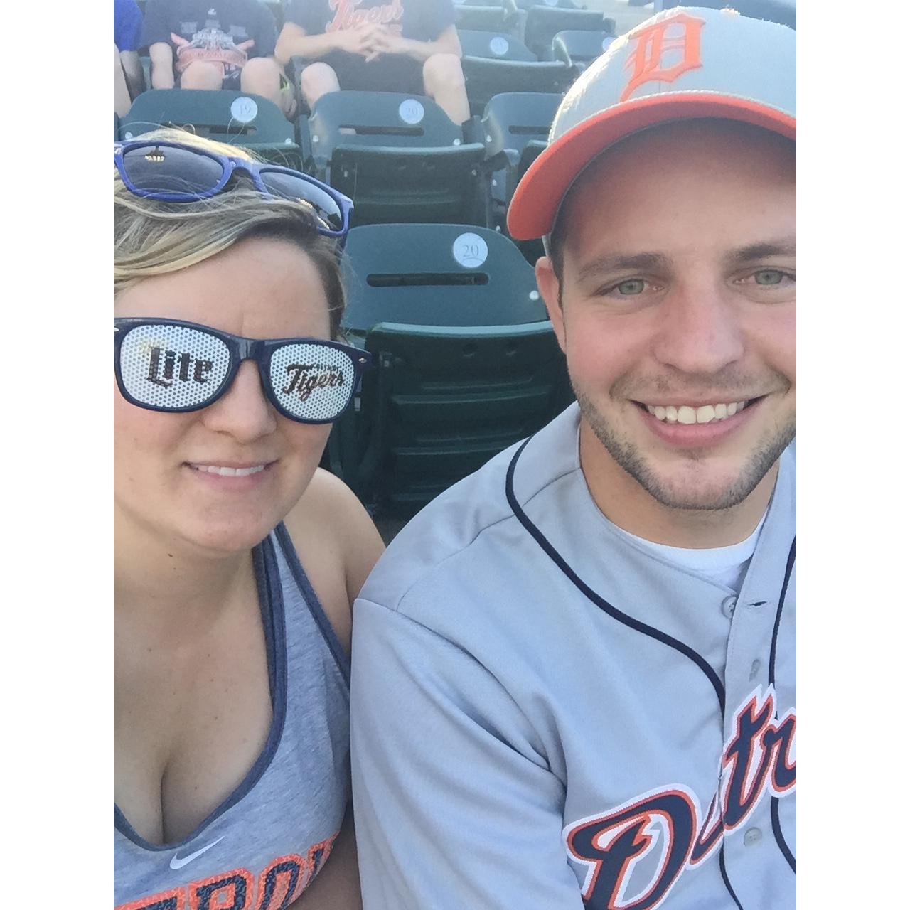 First Tiger's game together