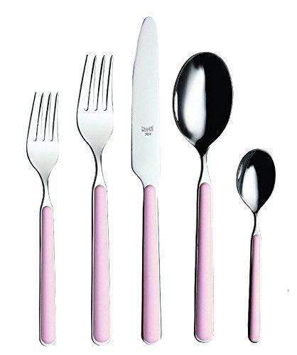 Mepra 10Z722005 Fantasia 5 Piece Place Setting, Pale Rose