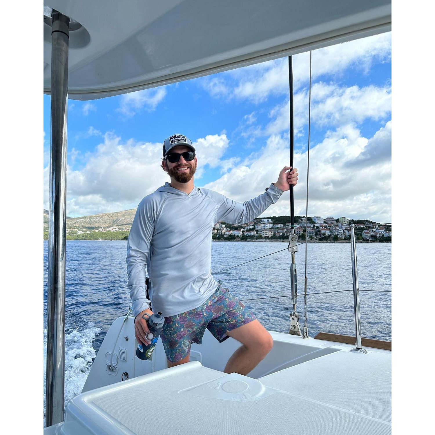 Brodie loved helping our Skipper, Matt out at Yacht Week!