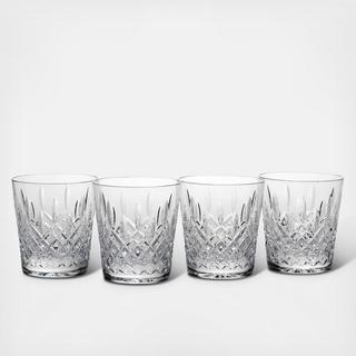 Hamilton Double Old Fashioned Glass, Set of 4