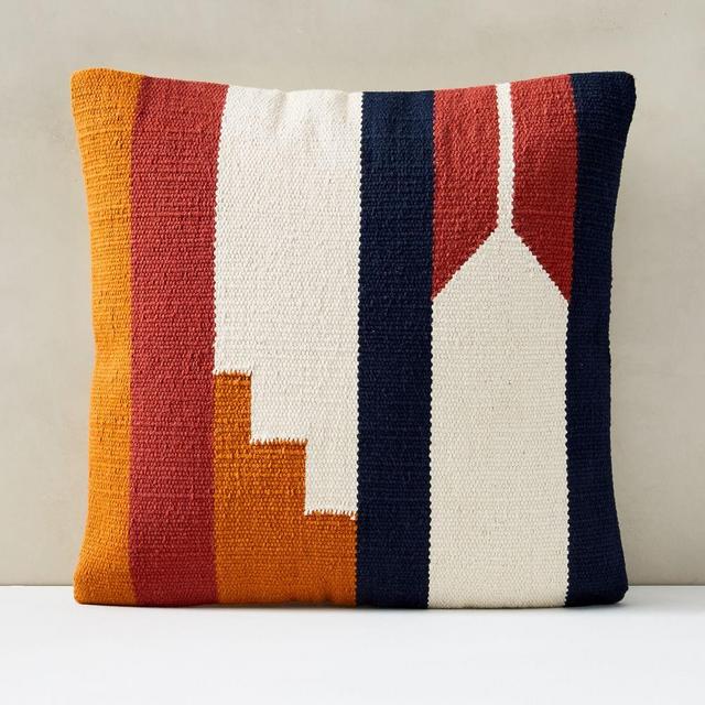 Woven Alta Pillow Cover, 18"x18", Ginger
