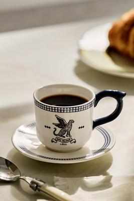 Reverie Stoneware Espresso Cup & Saucer