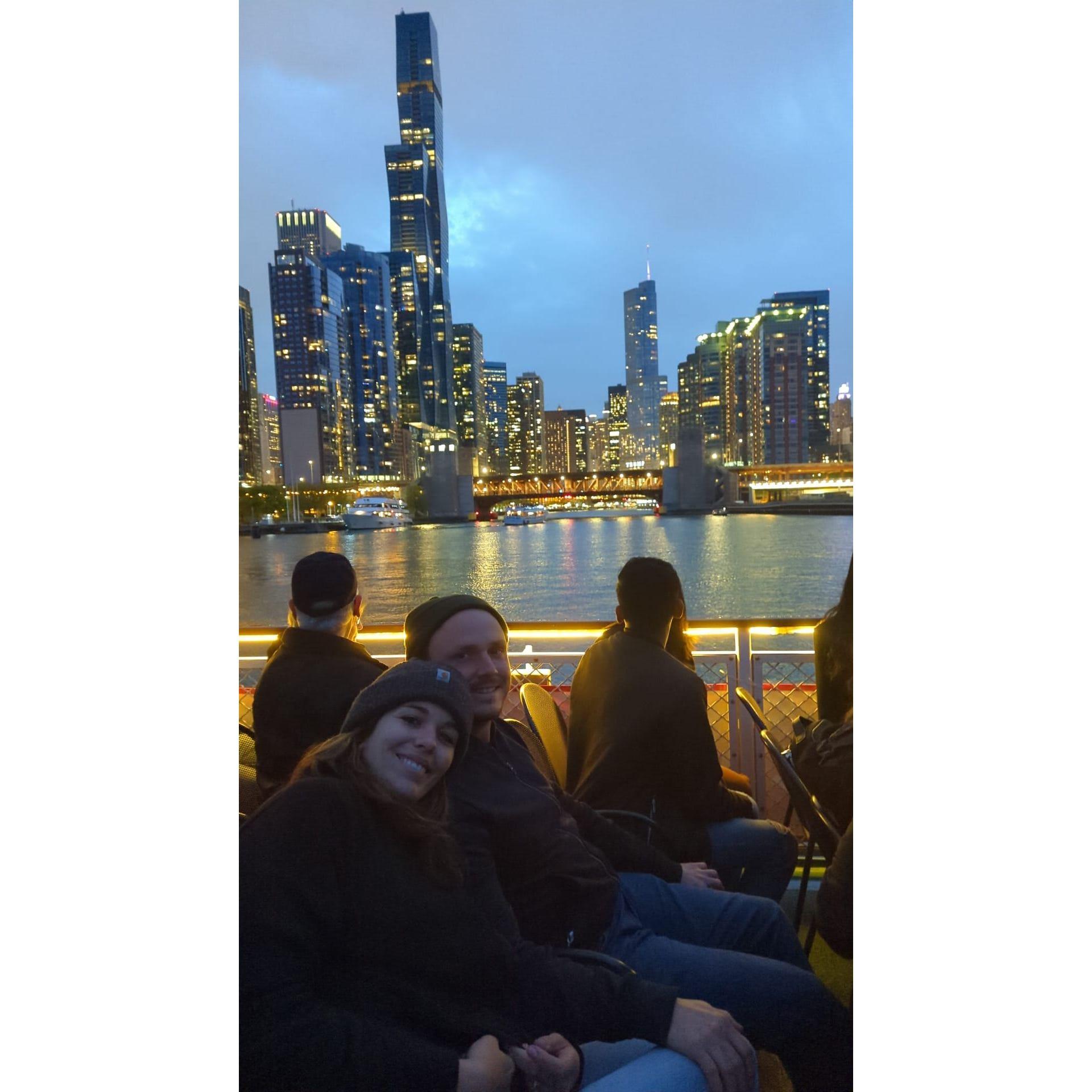 Chicago architectural boat tour, May 2023