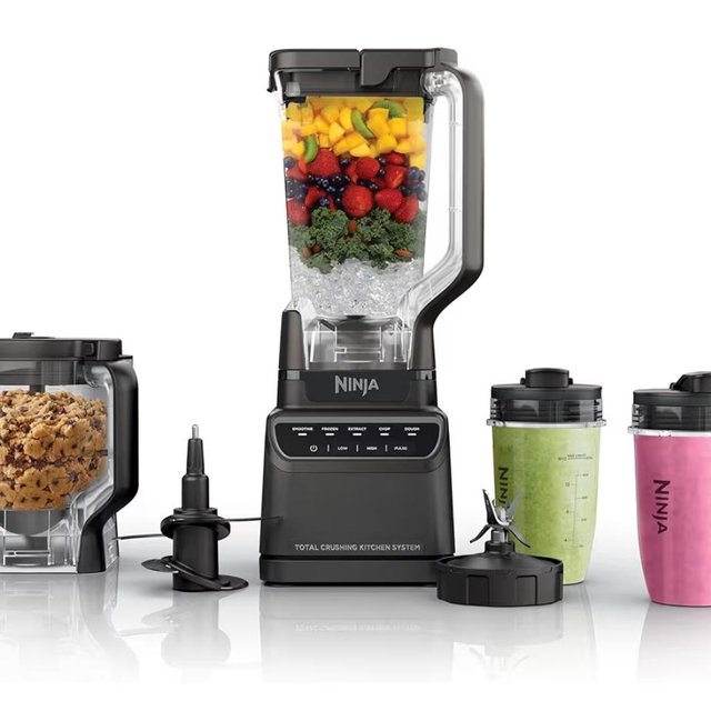 Ninja Kitchen System | All-in-One for Smoothies, Frozen Drinks, Veggie Chopper & More | With Full-Size Pitcher, 8 Cup Food Processor Bowl, (2) 18 oz. Cups