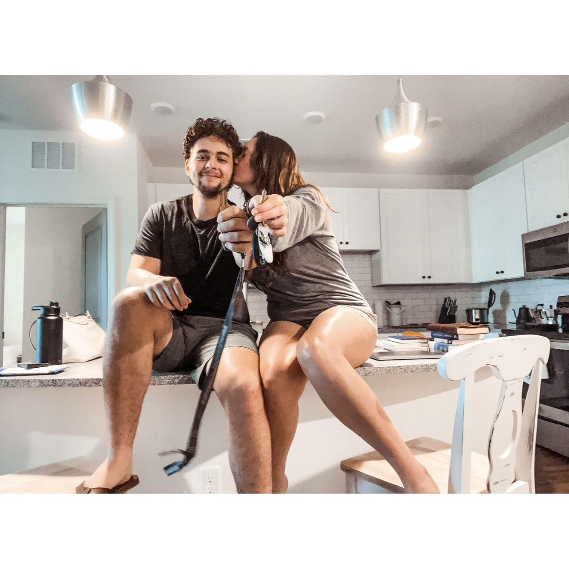 Our first official place together