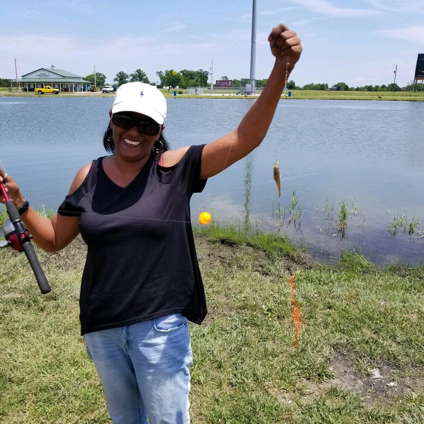The big one...lol...loved our day out fishing.