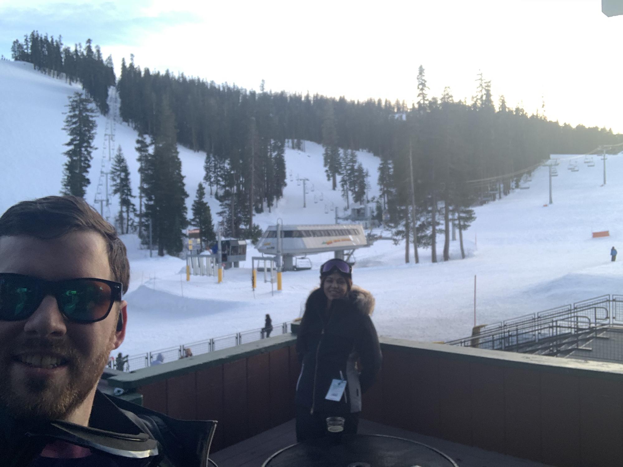 First time snowboarding (for Brenda) 2020