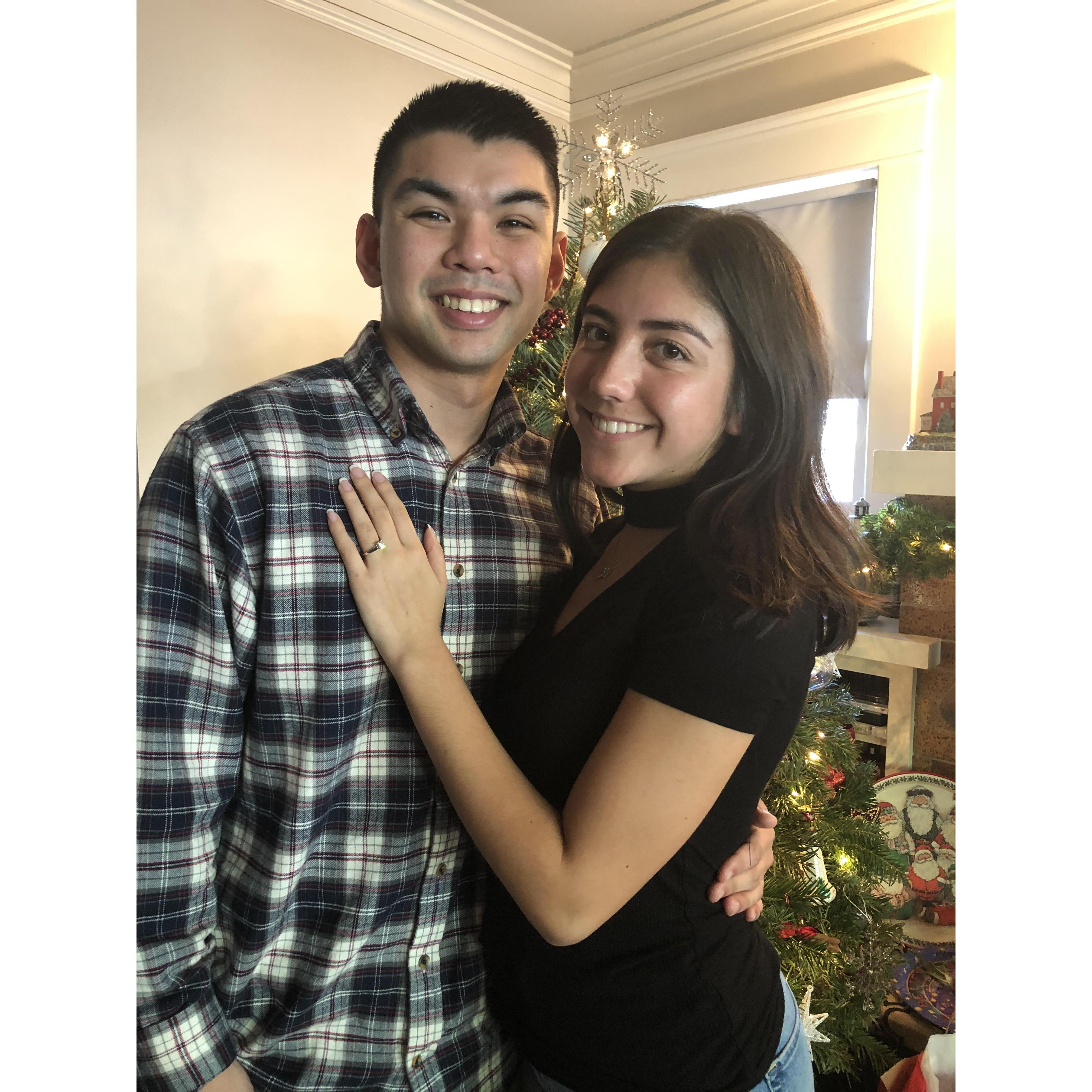 She said yes!